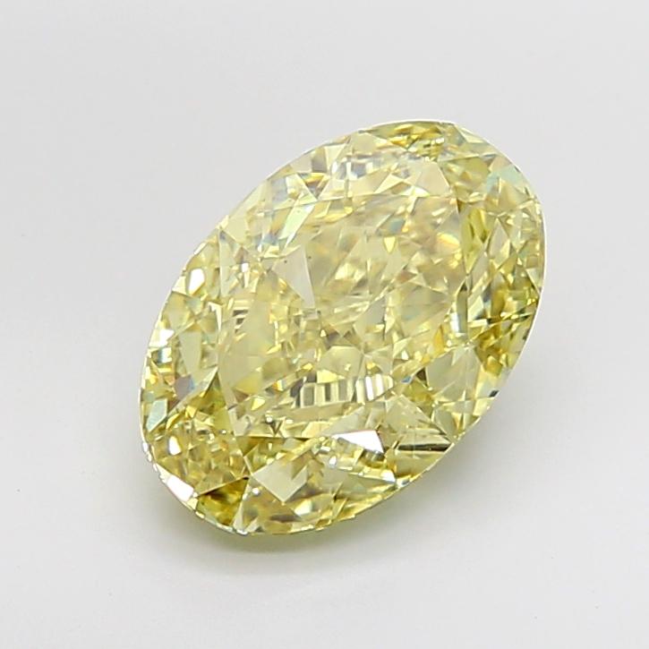 4.99 Ct. Fancy Intense Yellow Oval Lab Grown Diamond