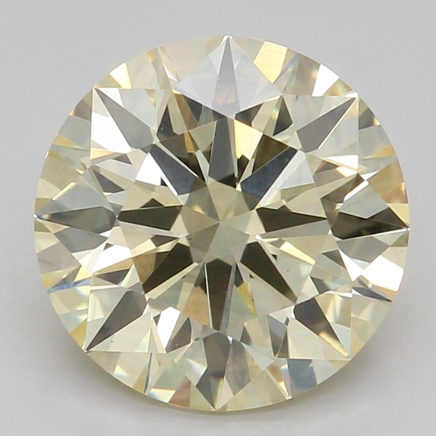 2.08 Ct. Fancy Light Yellow Round Lab Grown Diamond