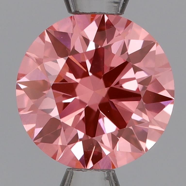 1.04 Ct. Fancy Vivid Pink Round Lab Grown Diamond