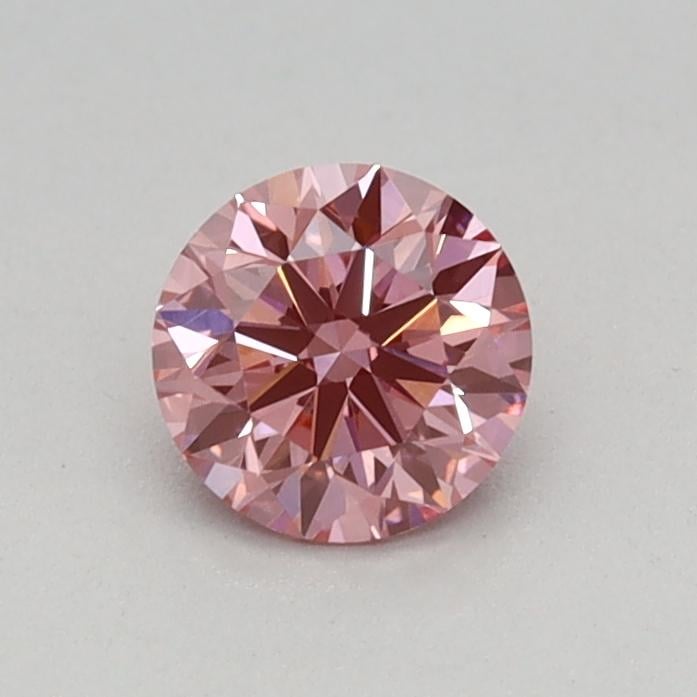 0.36 Ct. Fancy Vivid Pink Round Lab Grown Diamond