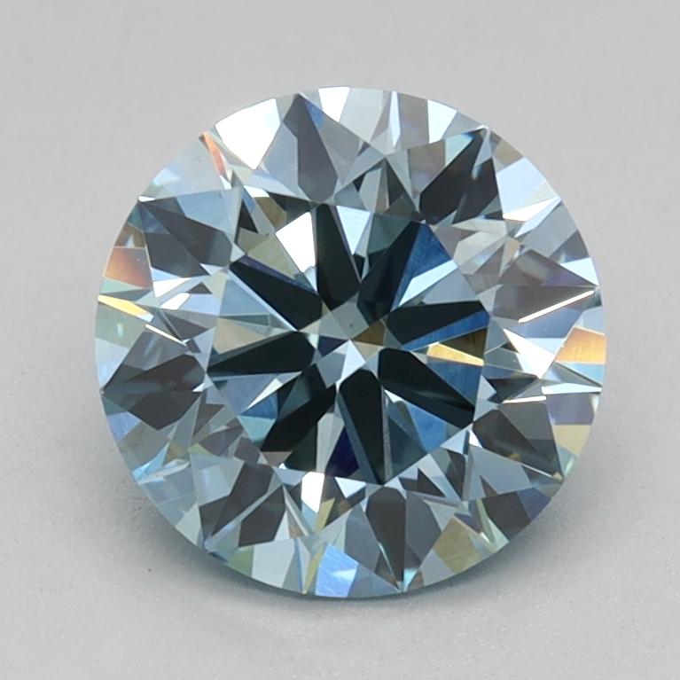 1.17 Ct. Fancy Intense Blue Round Lab Grown Diamond