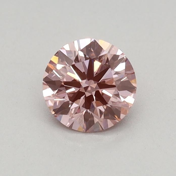 0.32 Ct. Fancy Vivid Pink Round Lab Grown Diamond