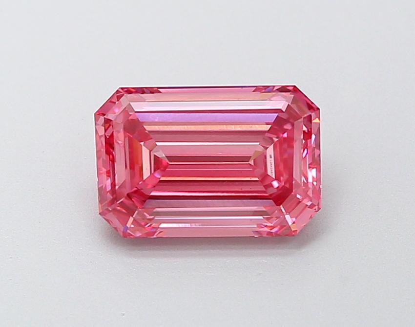 1.73 Ct. Fancy Vivid Pink Emerald Lab Grown Diamond