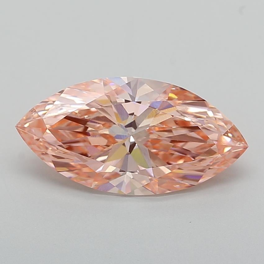3.00 Ct. Fancy Vivid  Pink Marquise Lab Grown Diamond