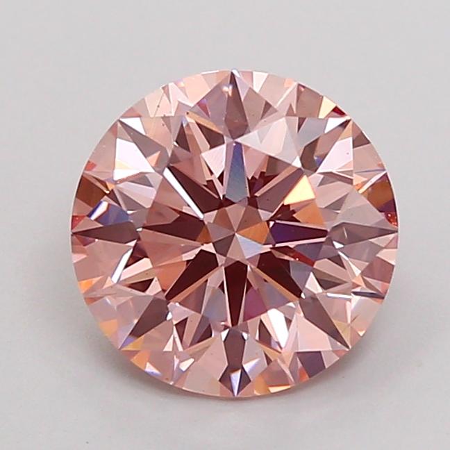1.79 Ct. Fancy Intense Pink Round Lab Grown Diamond