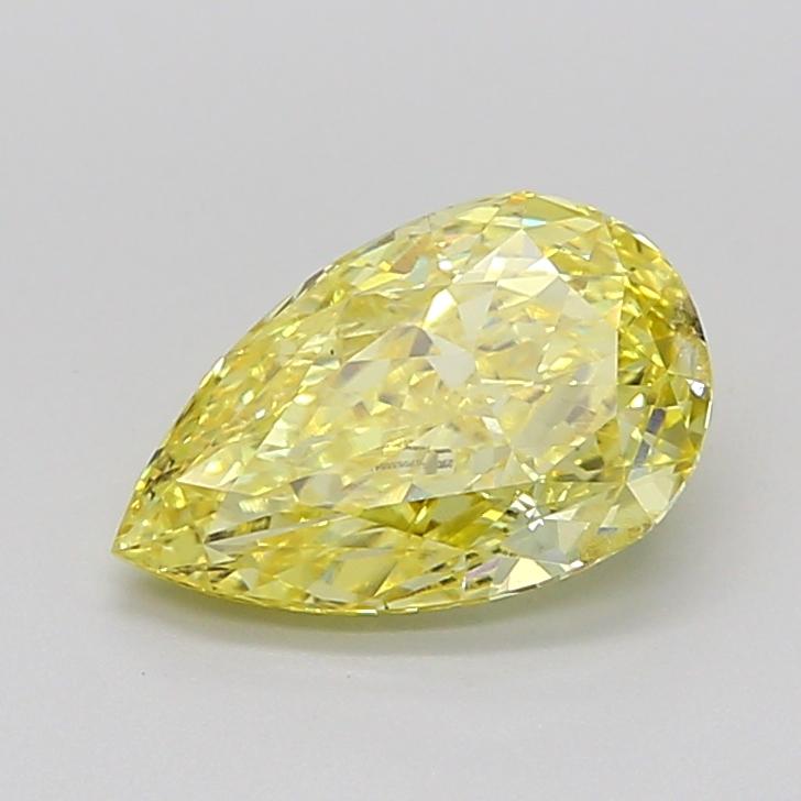 1.68 Ct. Fancy Intense Yellow Pear Lab Grown Diamond