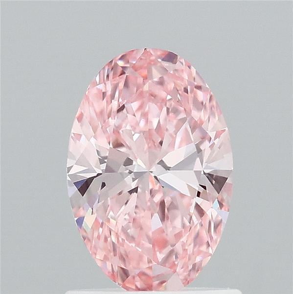 1.06 Ct. Fancy Vivid Pink Oval Lab Grown Diamond