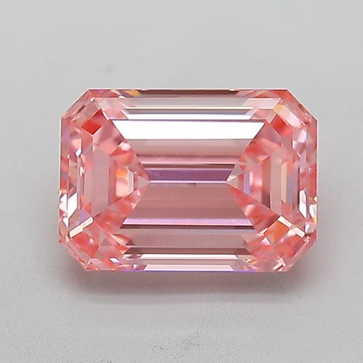 2.05 Ct. Fancy Vivid  Pink Emerald Lab Grown Diamond