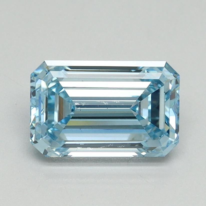 1.50 Ct. Fancy Intense Blue Emerald Lab Grown Diamond
