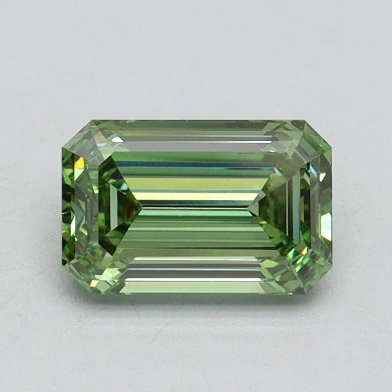 1.05 Ct. Fancy Vivid Green Emerald Lab Grown Diamond