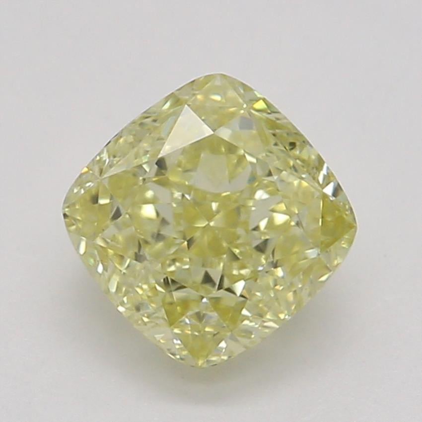 0.71 Ct. Fancy Yellow Cushion Diamond