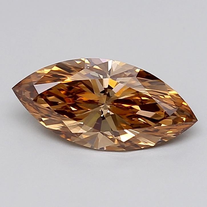 1.57 Ct. Fancy Light  Brown Marquise Lab Grown Diamond
