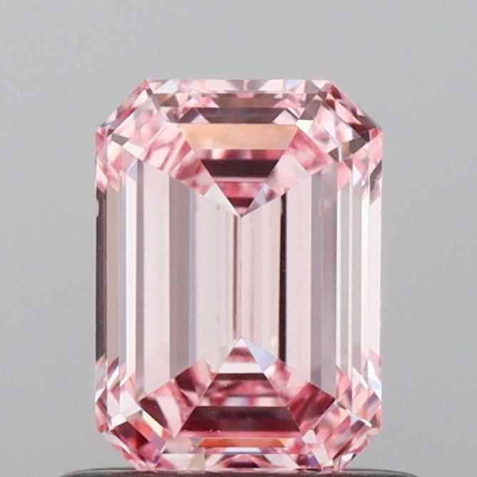 0.72 Ct. Fancy Intense Pink Emerald Lab Grown Diamond