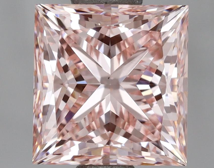 2.02 Ct. Fancy Intense Pink Princess Lab Grown Diamond