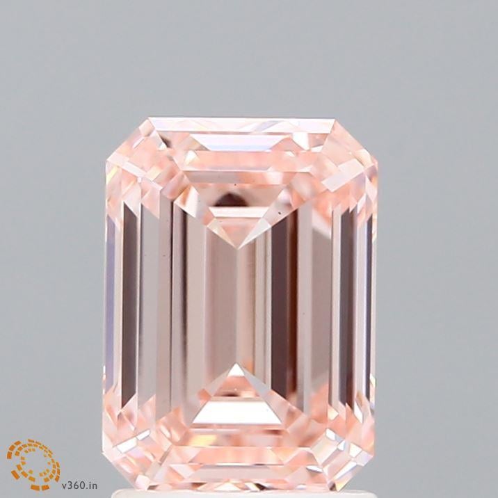 2.26 Ct. Fancy Intense Pink Emerald Lab Grown Diamond