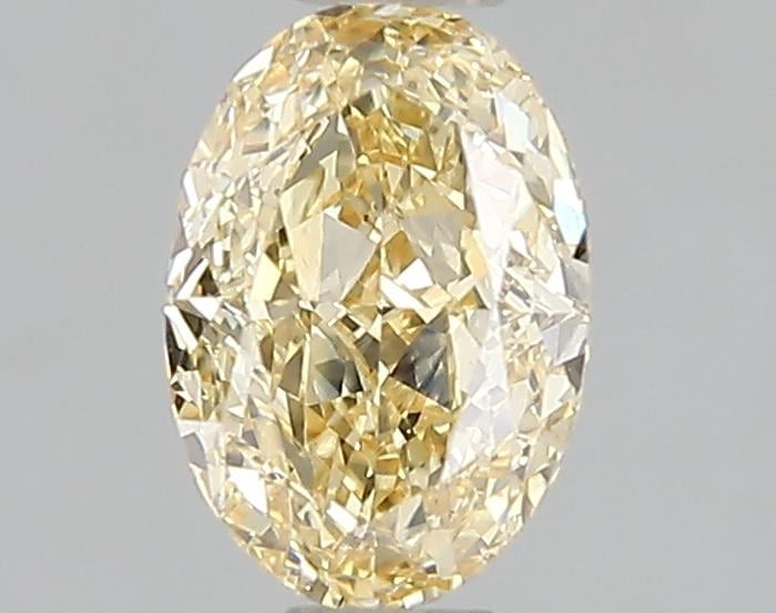 1.06 Ct. Fancy Intense Yellow Oval Lab Grown Diamond