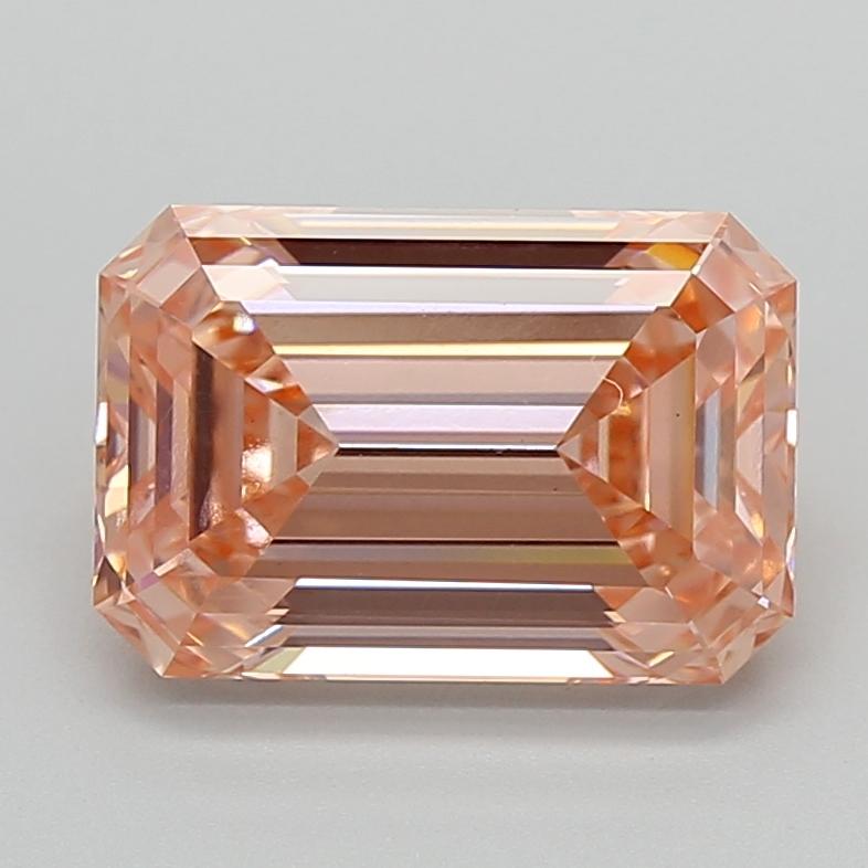 4.01 Ct. Fancy Intense  Pink Emerald Lab Grown Diamond