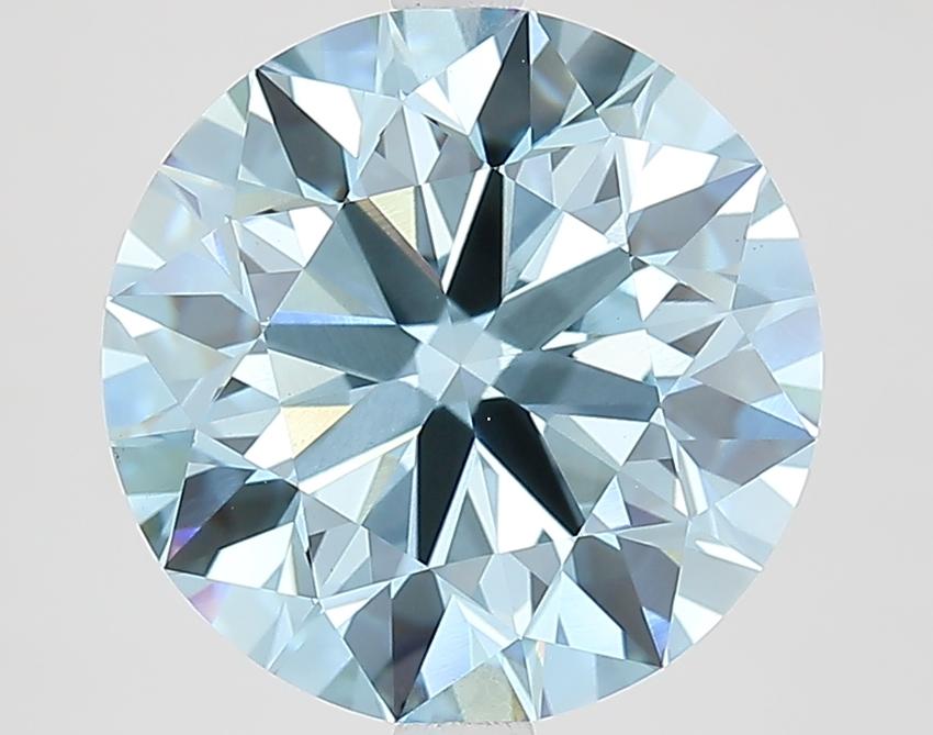 5.37 Ct. Fancy Vivid Pink Round Lab Grown Diamond