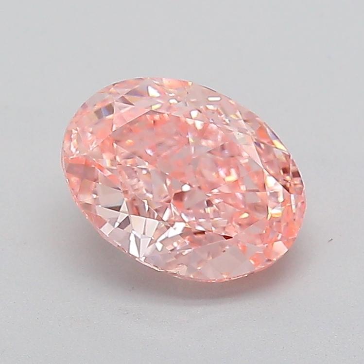 1.62 Ct. Fancy Vivid  Pink Oval Lab Grown Diamond