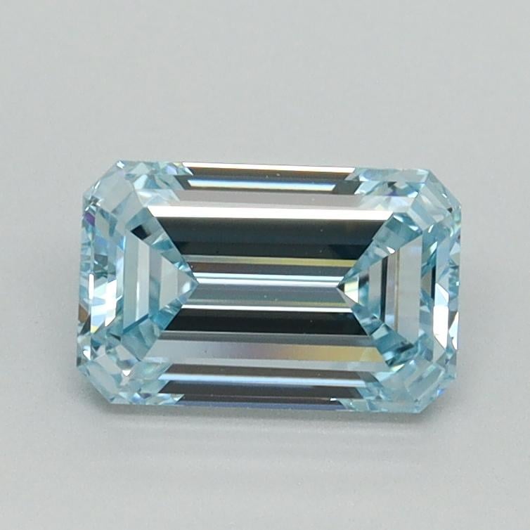 1.04 Ct. Fancy Vivid Blue Emerald Lab Grown Diamond
