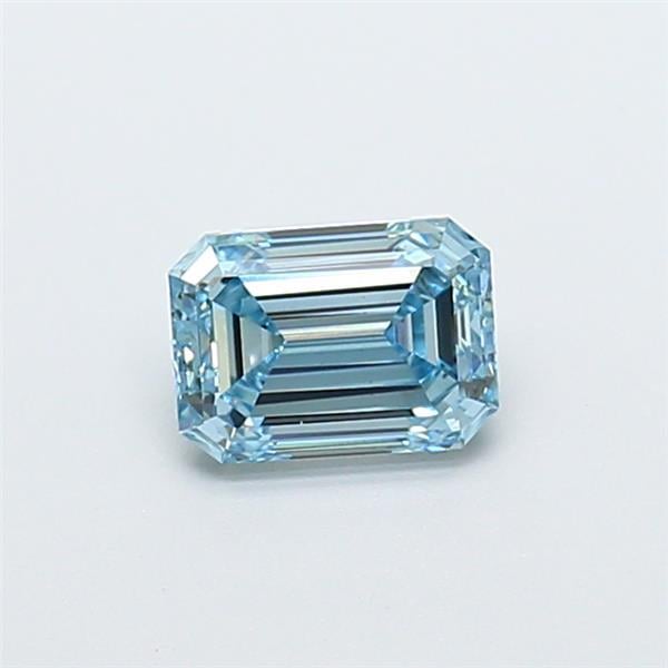 1.02 Ct. Fancy Intense Blue Emerald Lab Grown Diamond