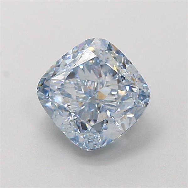 1.01 Ct. Fancy Intense Blue Cushion Lab Grown Diamond