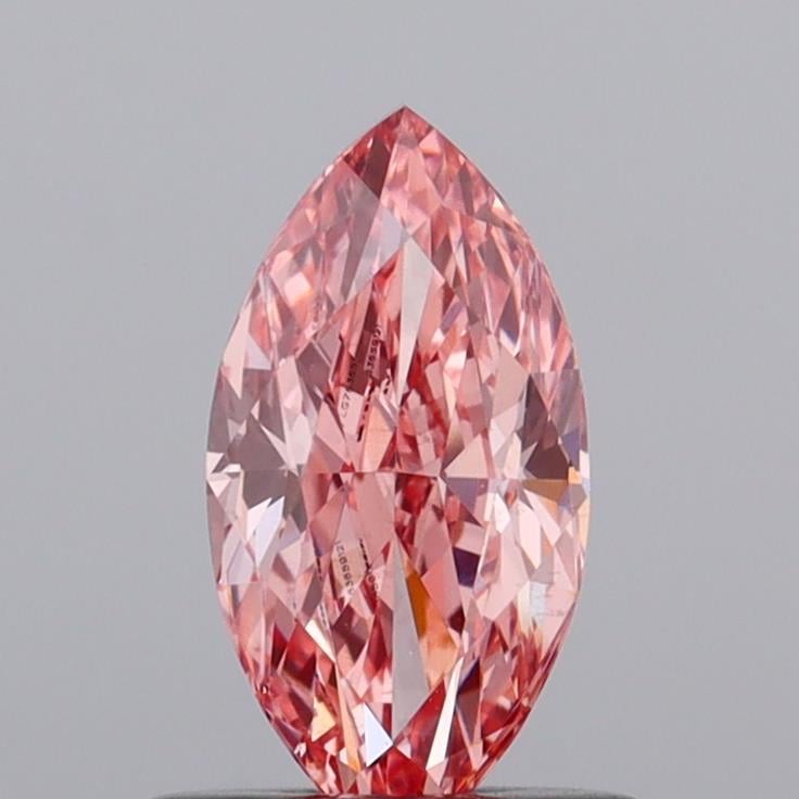 1.09 Ct. Fancy Vivid  Pink Marquise Lab Grown Diamond