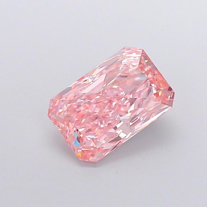 2.06 Ct. Fancy Vivid  Pink Radiant Lab Grown Diamond