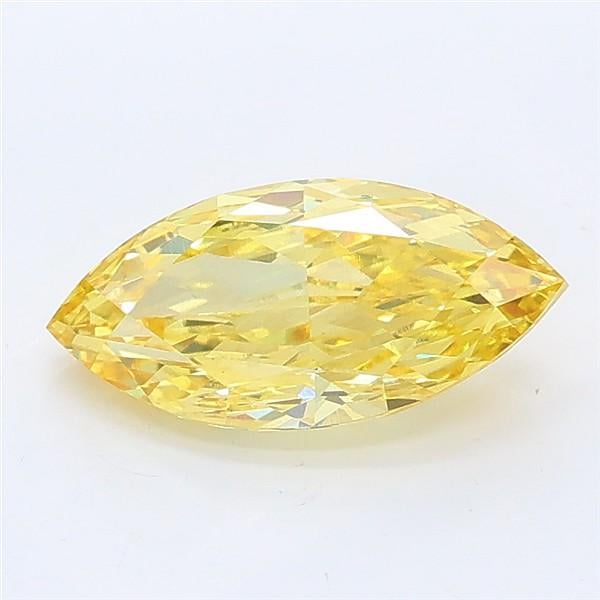 1.57 Ct. Fancy Intense Yellow Marquise Lab Grown Diamond