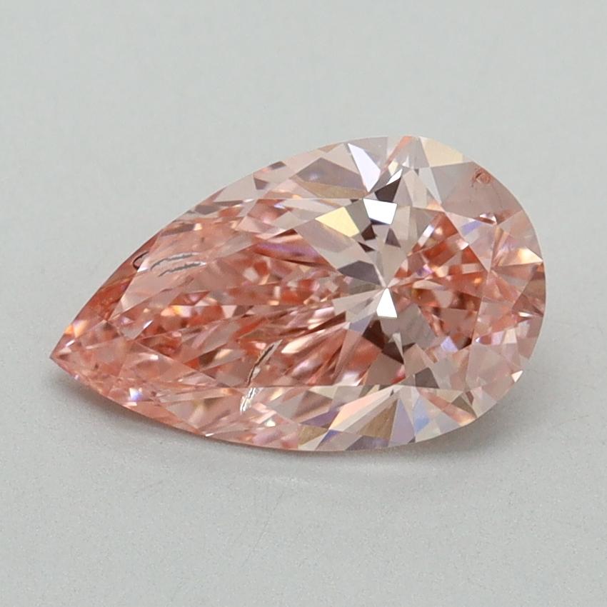 1.37 Ct. Fancy Vivid Pink Pear Lab Grown Diamond