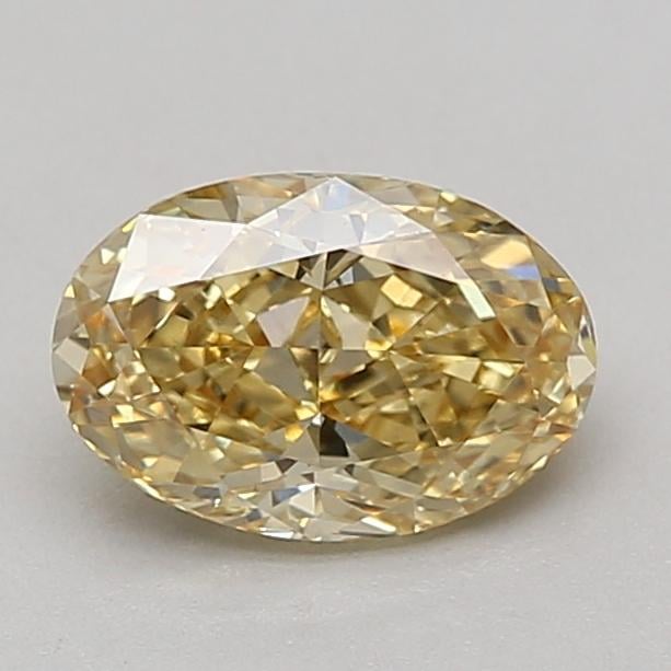 1.37 Ct. Fancy Intense Yellow Oval Lab Grown Diamond