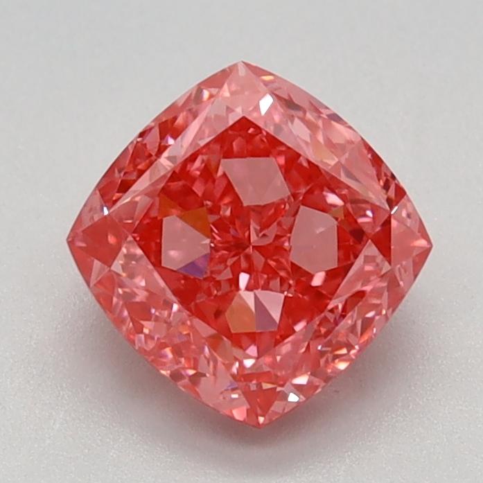 1.17 Ct. Fancy Vivid Pink Cushion Lab Grown Diamond