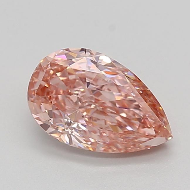 1.67 Ct. Fancy Vivid  Pink Pear Lab Grown Diamond
