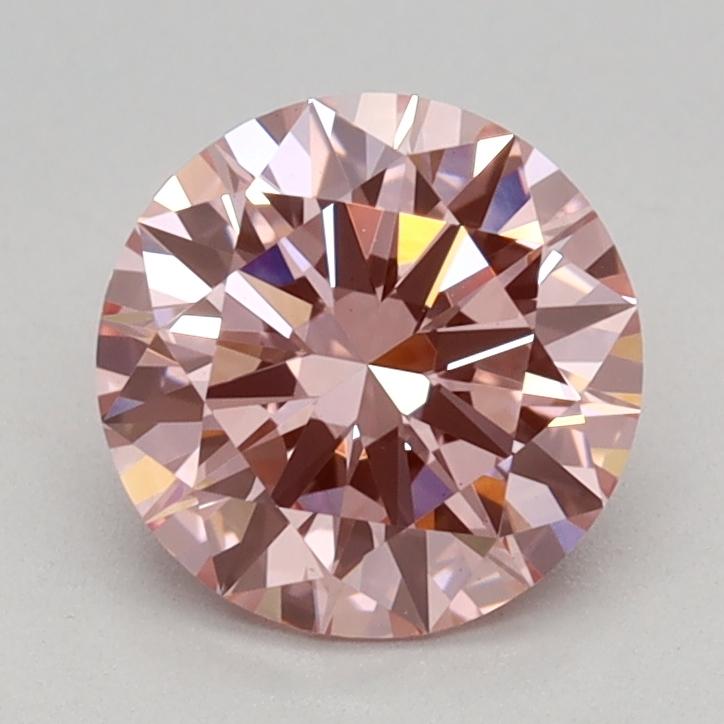 1.00 Ct. Fancy Vivid Pink Round Lab Grown Diamond