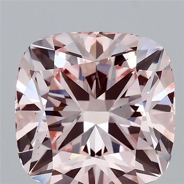 3.07 Ct. Fancy Pink Cushion Lab Grown Diamond