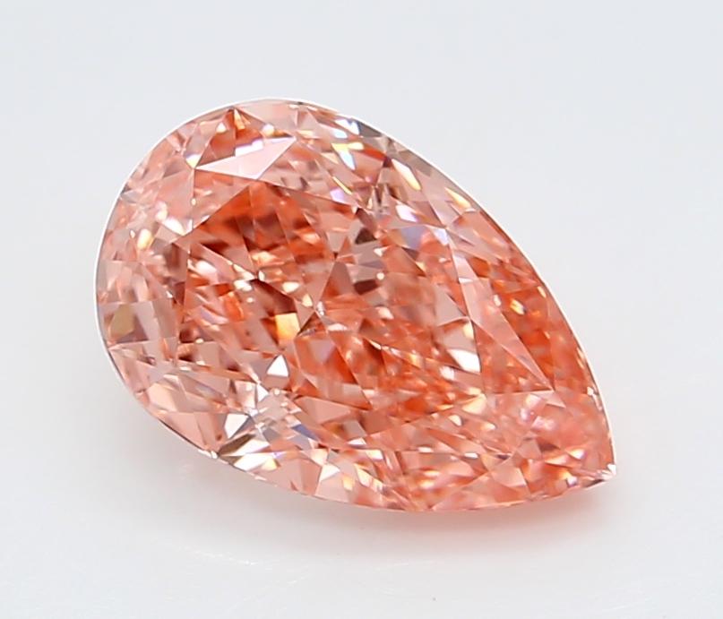 2.05 Ct. Fancy Vivid  Pink Pear Lab Grown Diamond