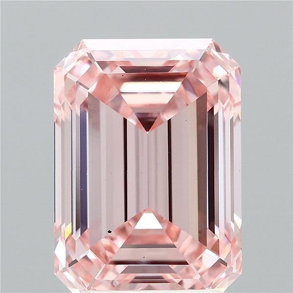 3.06 Ct. Fancy Intense Pink Emerald Lab Grown Diamond