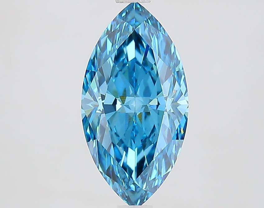 1.93 Ct. Fancy Vivid Blue Marquise Lab Grown Diamond