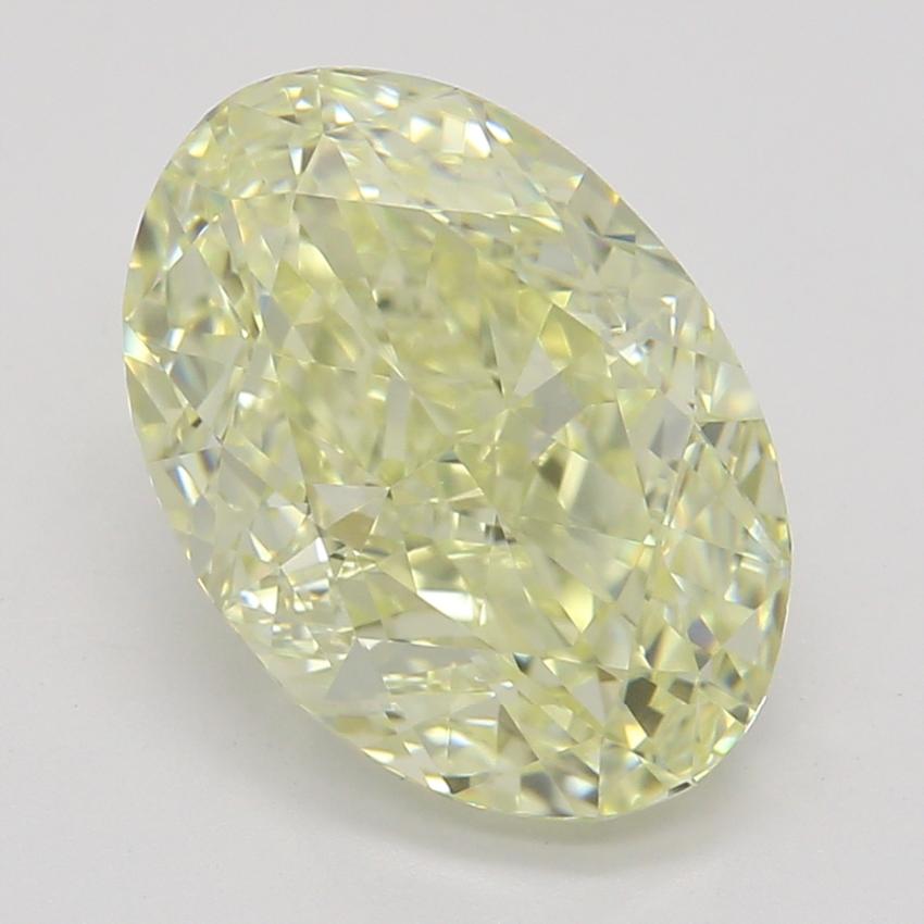 2.02 Ct. Fancy Light Yellow Oval Diamond