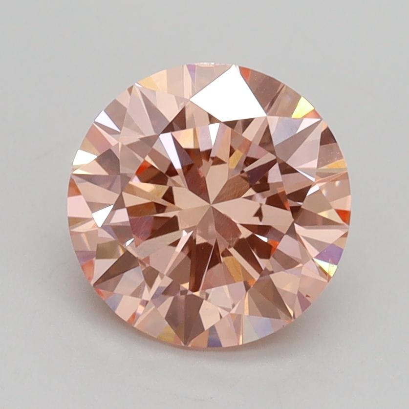 1.73 Ct. Fancy Intense Pink Round Lab Grown Diamond
