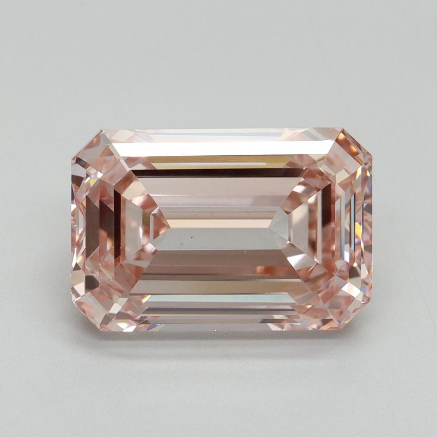 6.62 Ct. Fancy Intense Pink Emerald Lab Grown Diamond