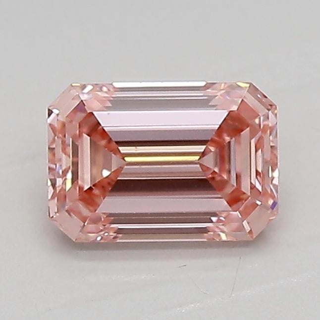 0.84 Ct. Fancy Vivid Pink Emerald Lab Grown Diamond