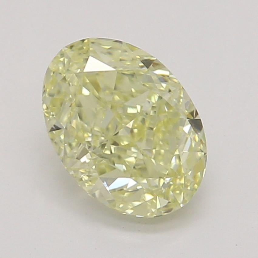 0.50 Ct. Fancy Yellow Oval Diamond
