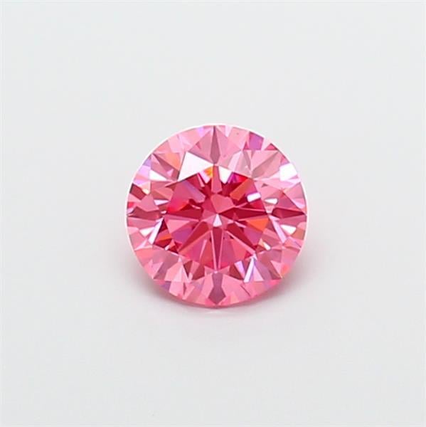 1.00 Ct. Fancy Vivid  Pink Round Lab Grown Diamond