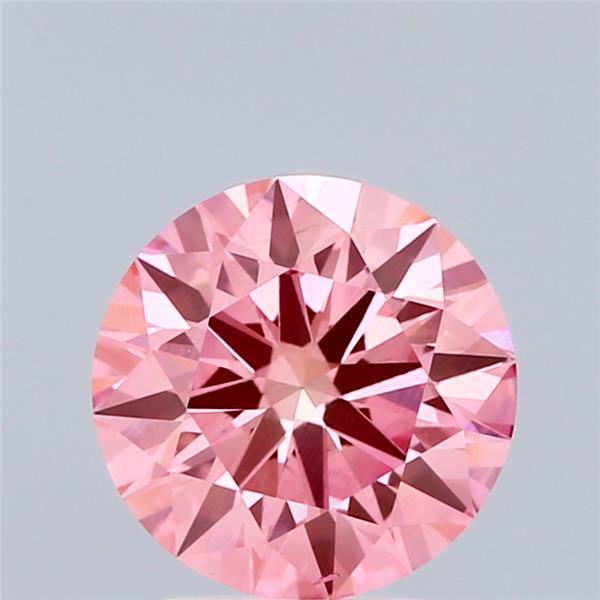 2.06 Ct. Fancy Vivid Pink Round Lab Grown Diamond