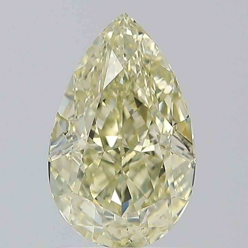 2.01 Ct. Fancy Brownish Greenish Yellow Pear Diamond