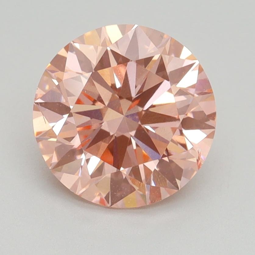 1.94 Ct. Fancy Intense Pink Round Lab Grown Diamond