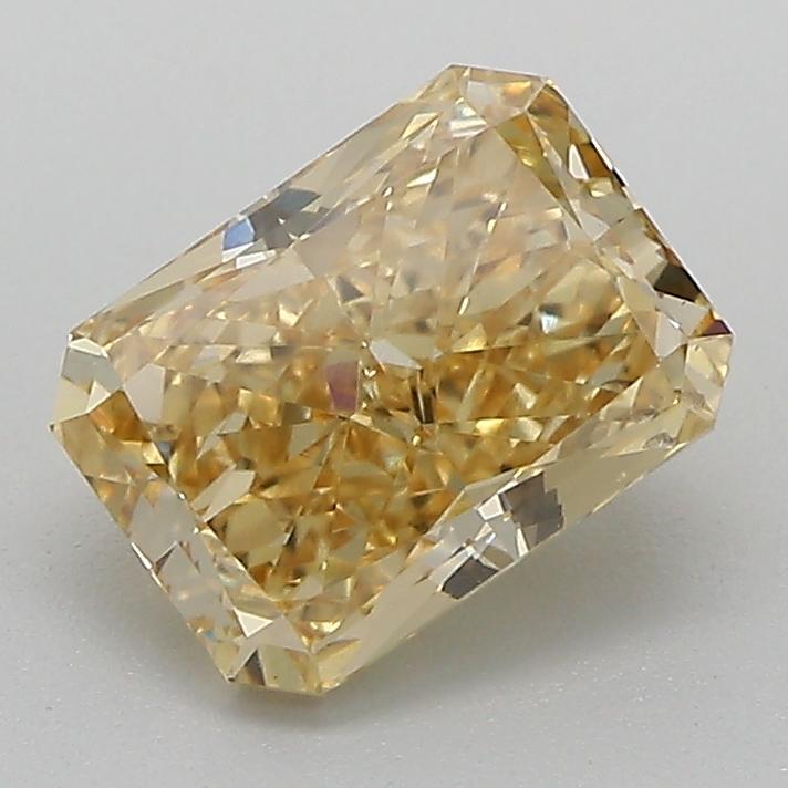 1.51 Ct. Fancy Vivid Yellow Radiant Lab Grown Diamond