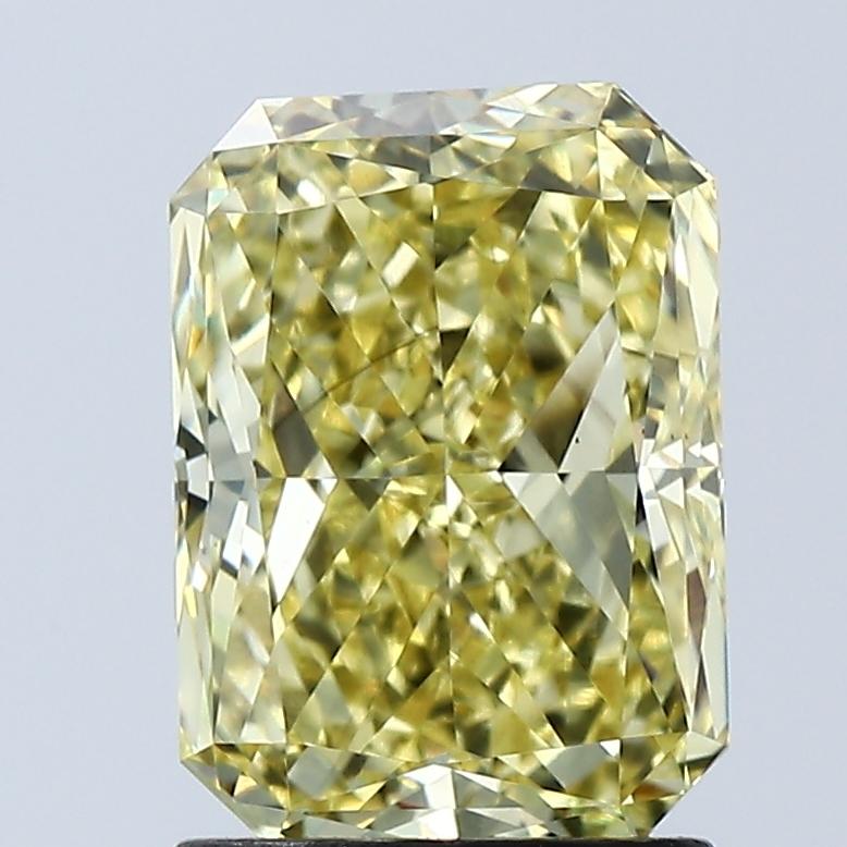 2.01 Ct. Fancy Vivid Yellow Radiant Lab Grown Diamond