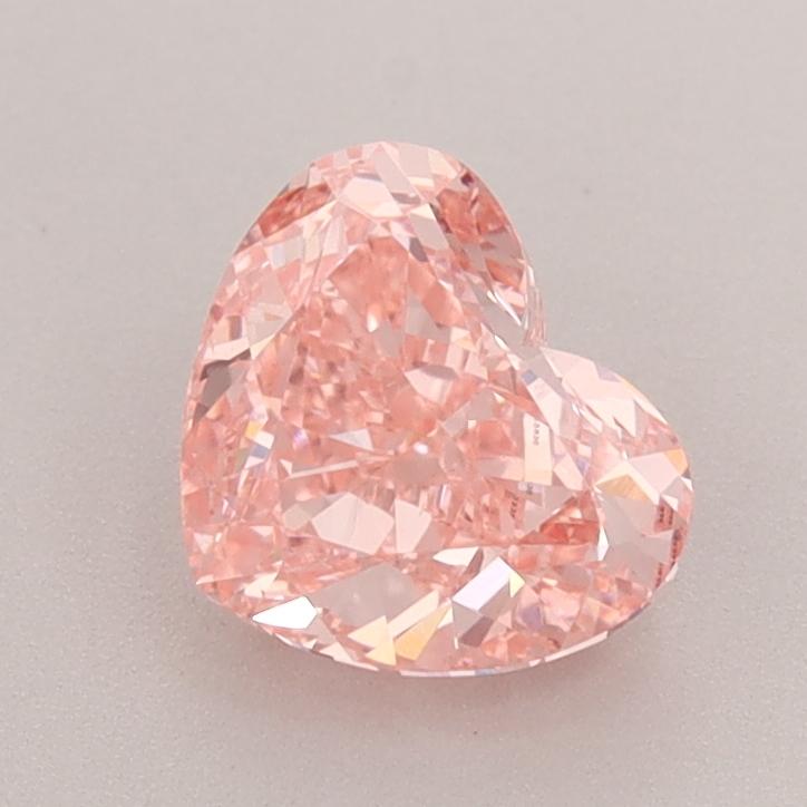1.36 Ct. Fancy Vivid  Pink Heart Lab Grown Diamond